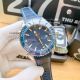 Perfect Replica Omega Seamaster Planet Ocean Blue Dial Rubber Band Watch (2)_th.jpg